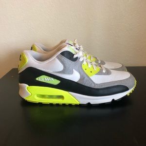 nike air max 90 lime green and black